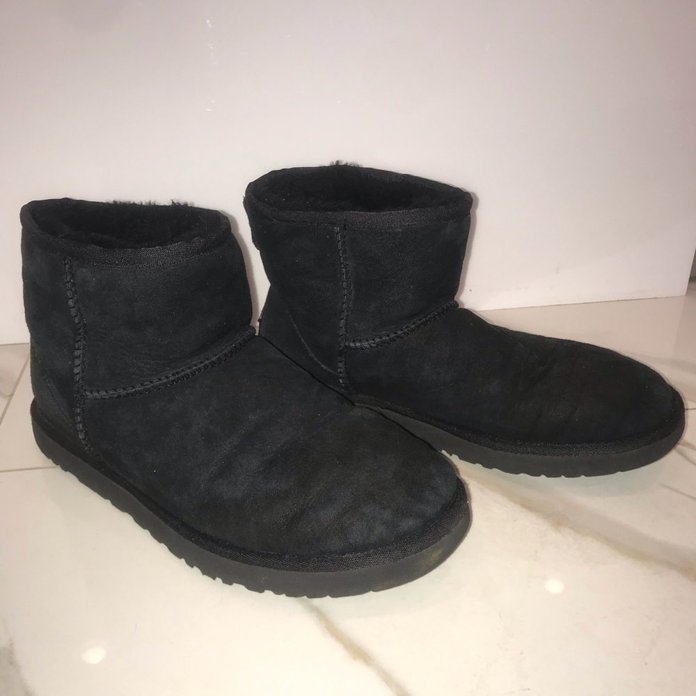 Black Classic Mini Ugg Boots